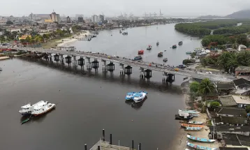 Ponte de pedestres da Ilha dos Valadares será colorida com apoio do Estado e mutirão