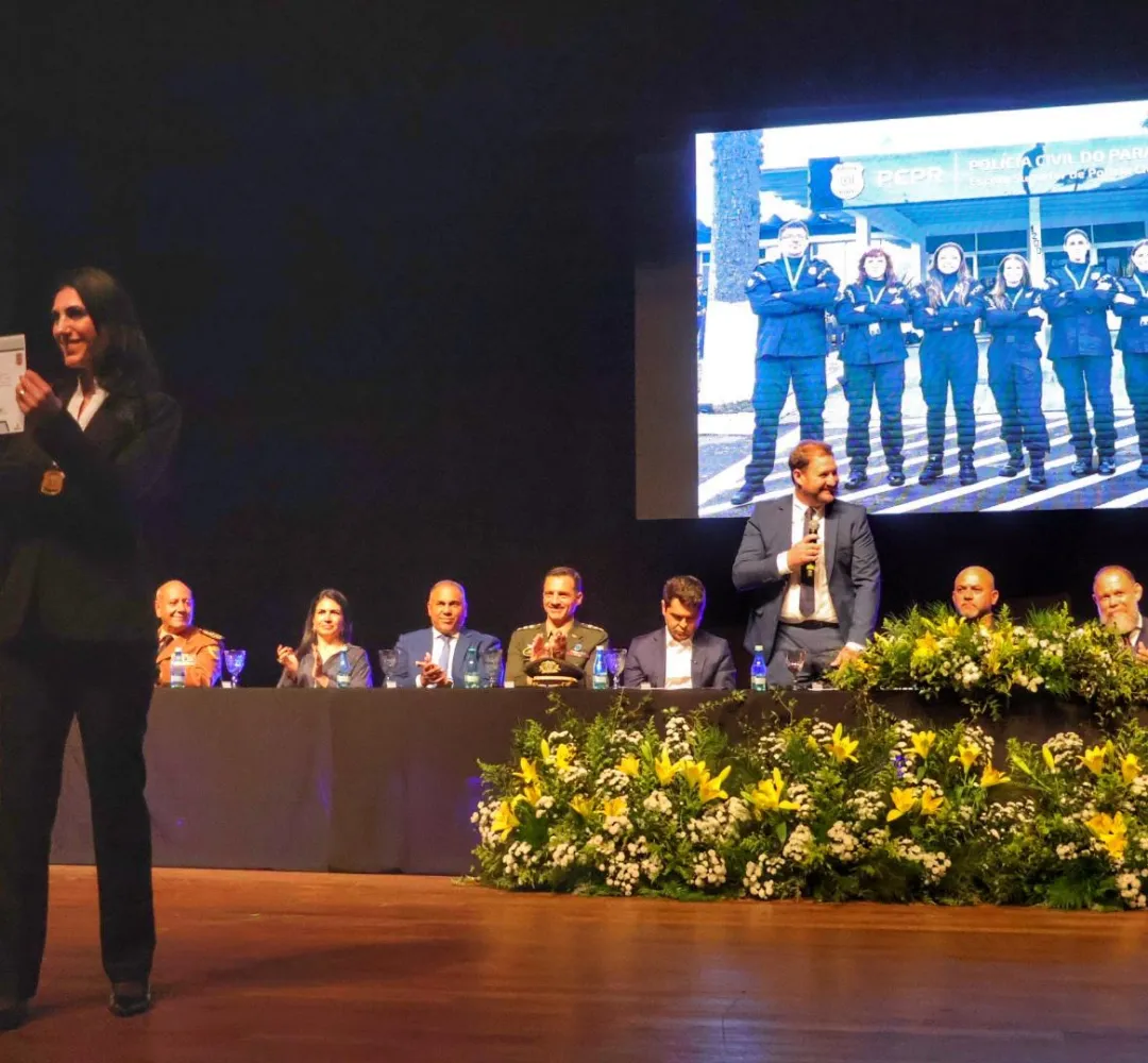 Formatura de policiais