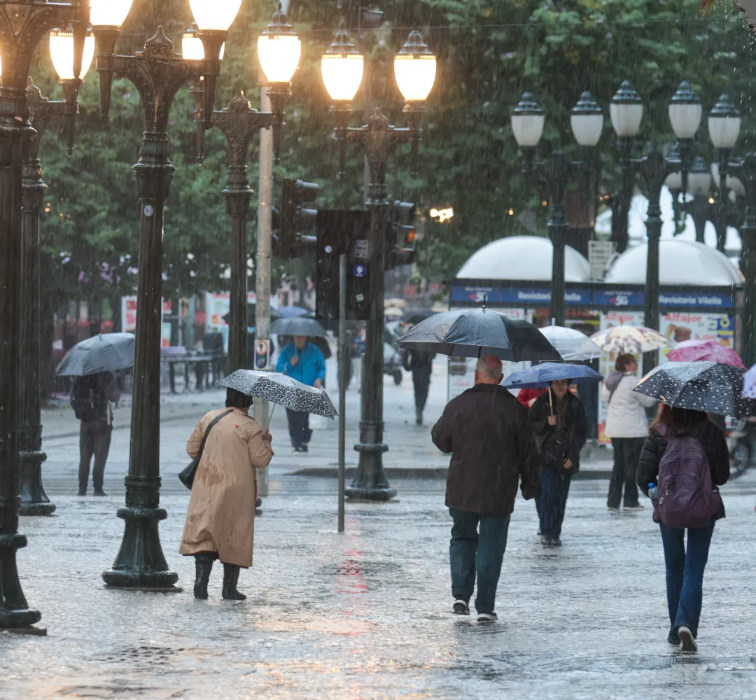 Chuva e frio no Paraná