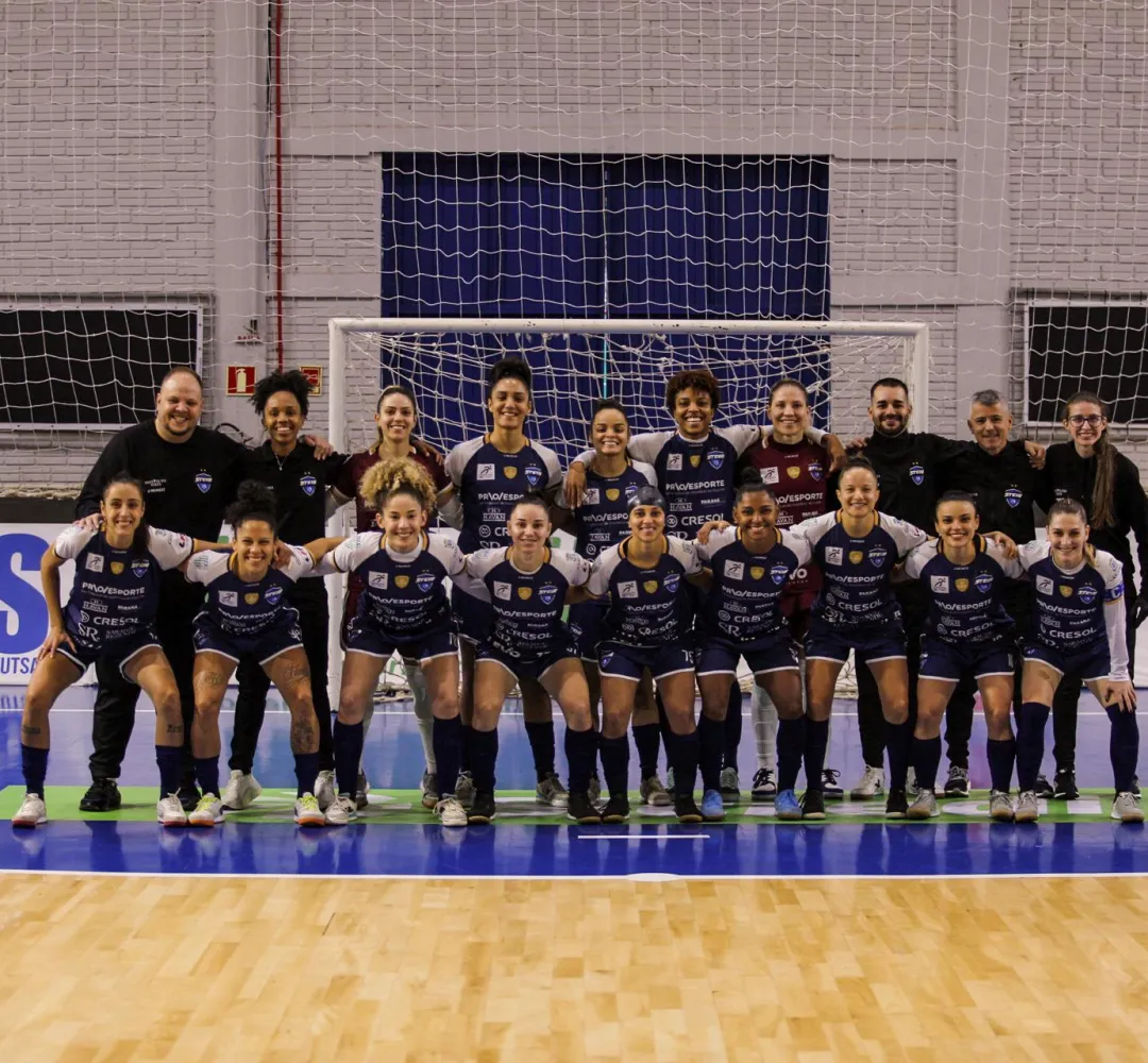 As meninas venceram os oito jogos