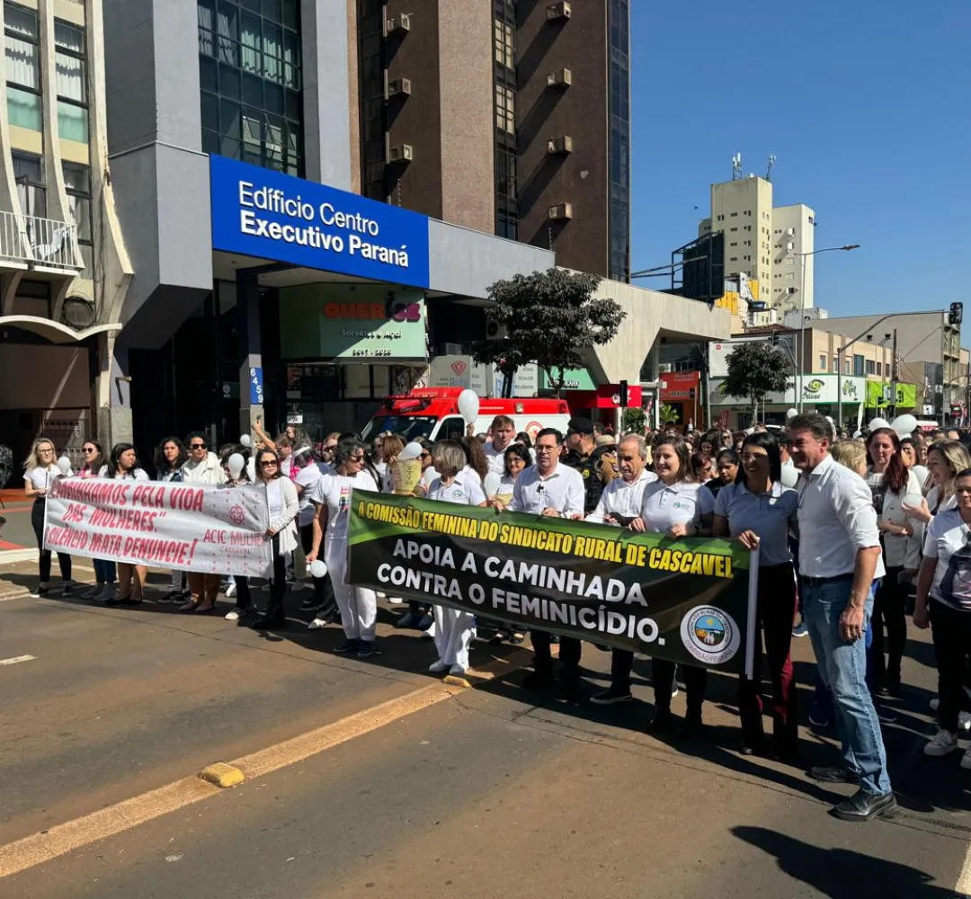 Caminhada contra o Feminícidio
