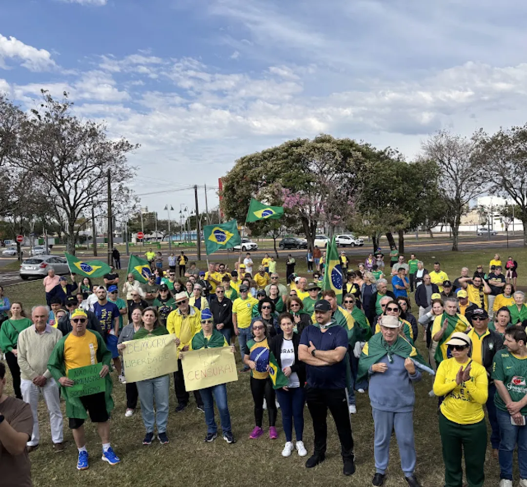 manifestação da direita