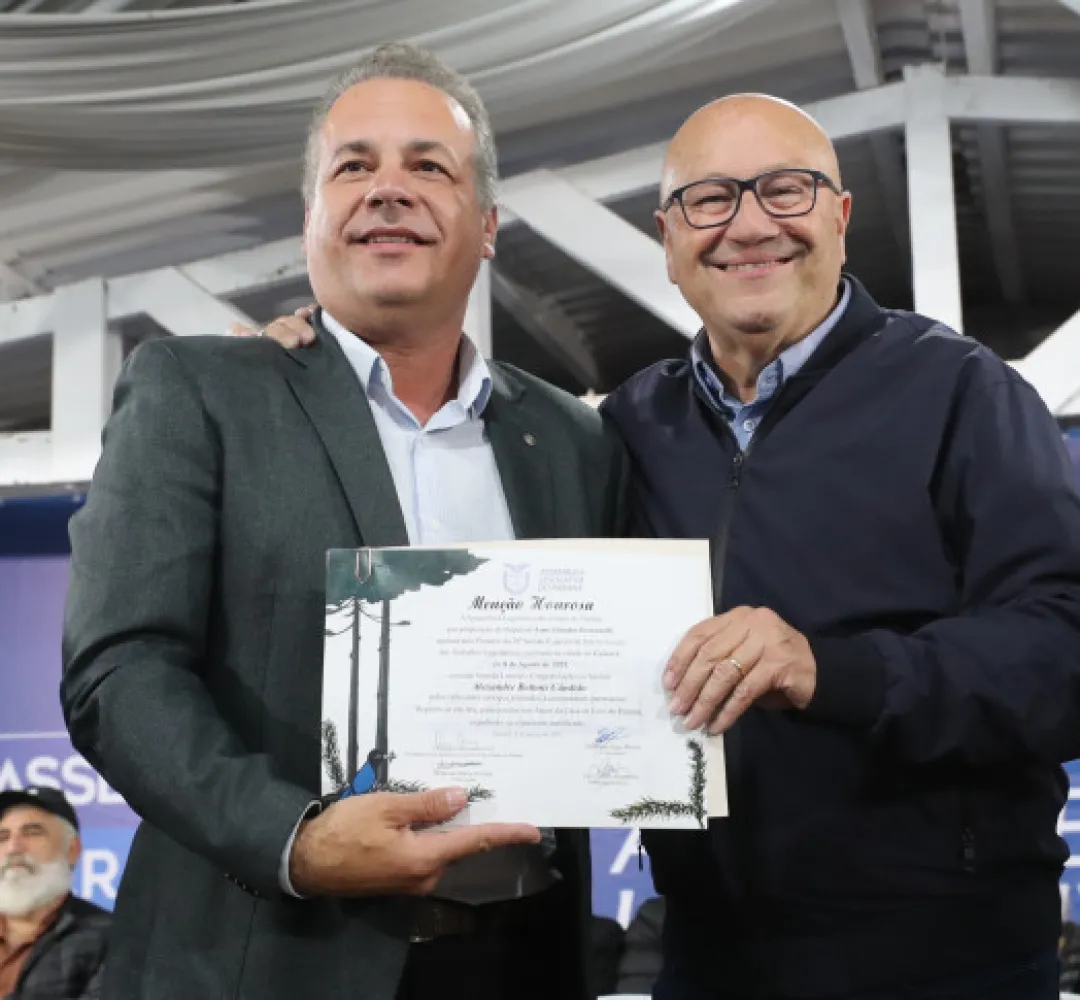 Deputado Romanelli na Alep Itinerante
