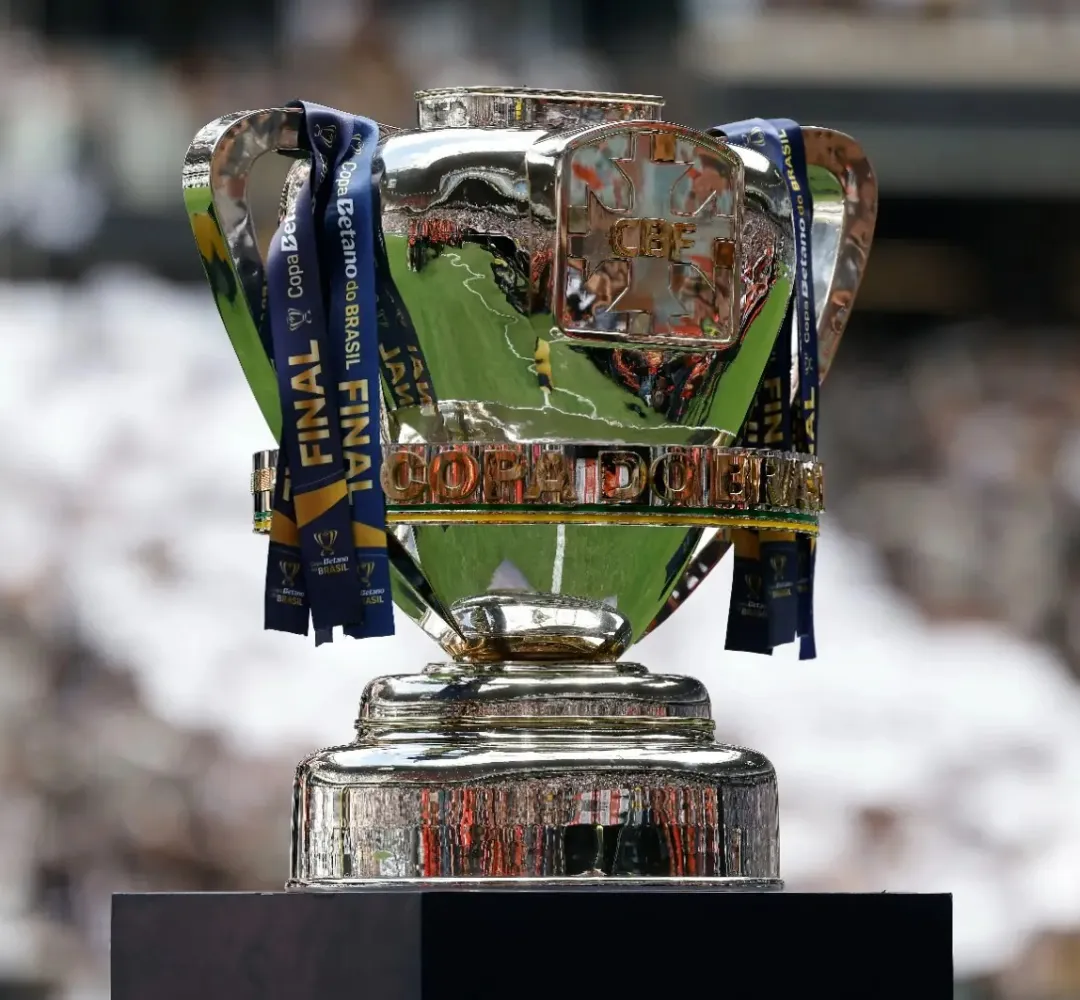 A taça da Copa do Brasil