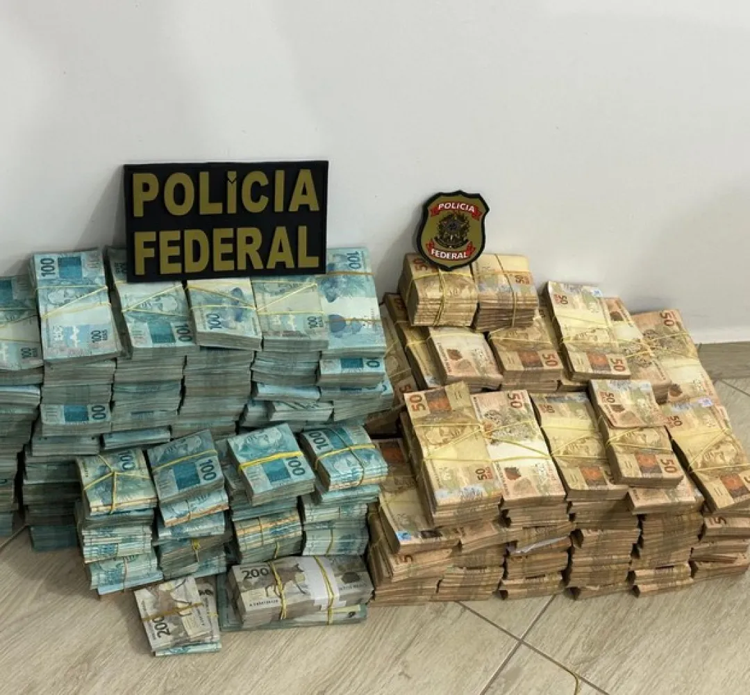 dinheiro apreendido em SBC