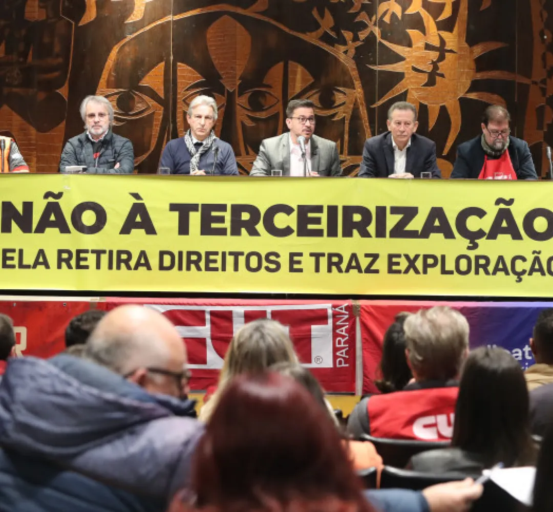 audiência pública contra a terceirização
