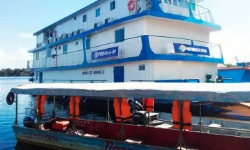 INSS usa barcos para orientar aposentados da Amazônia sobre descontos