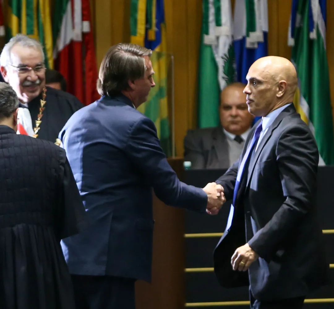 Bolsonaro e Moraes