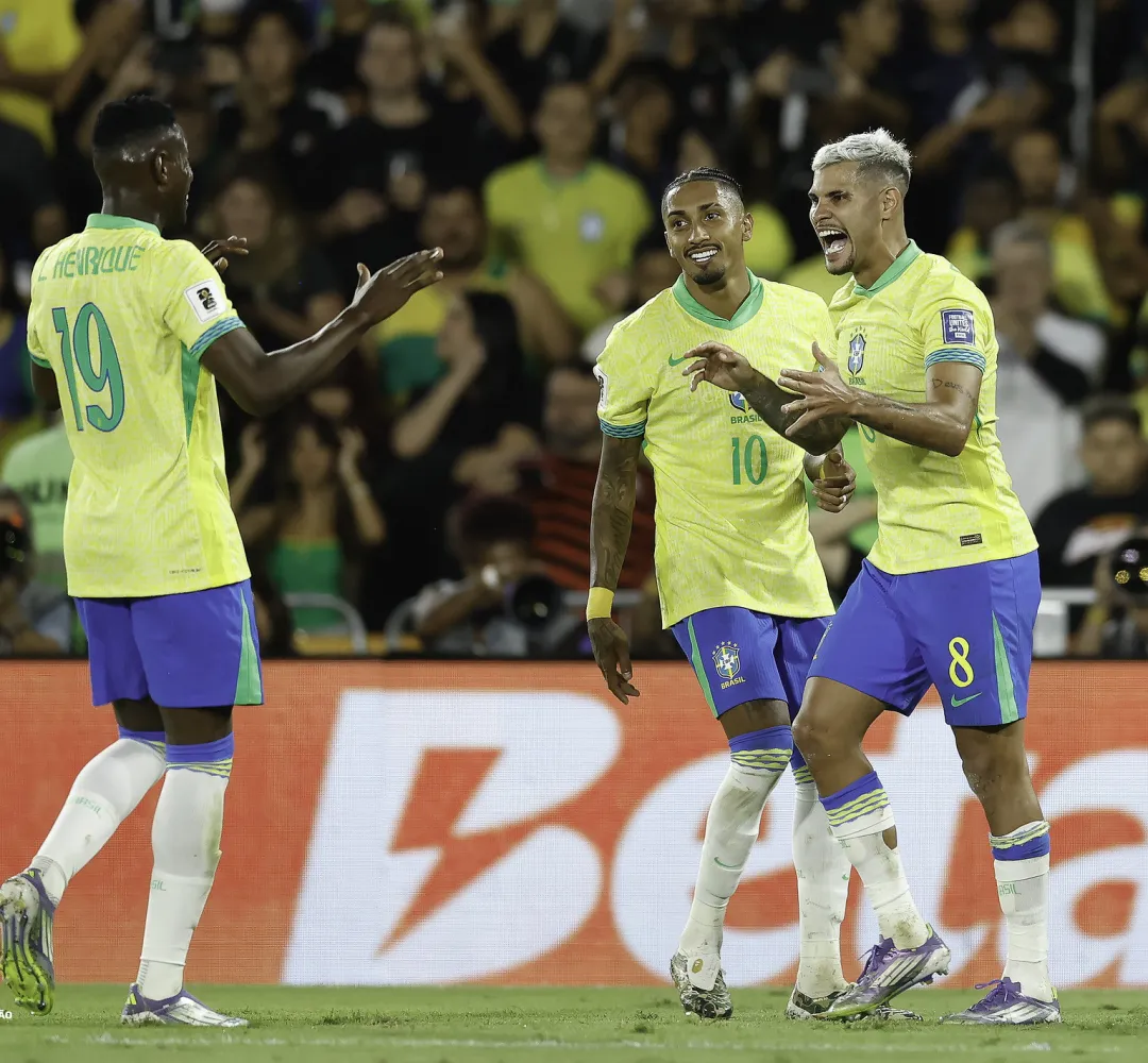 O Brasil fez 3 a 0 no Chile