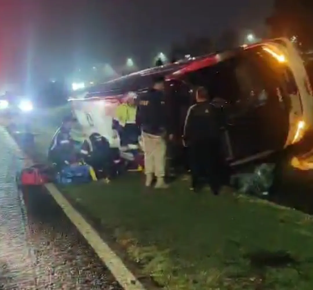 acidente com ônibus