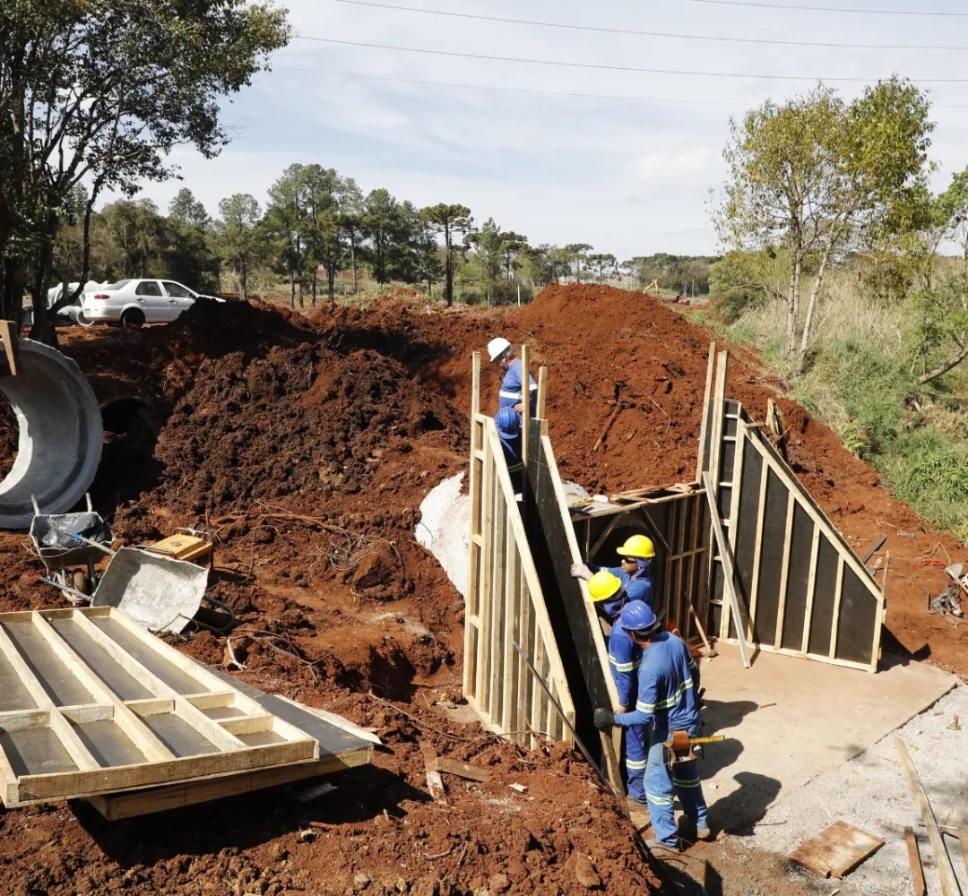Obra bueiro