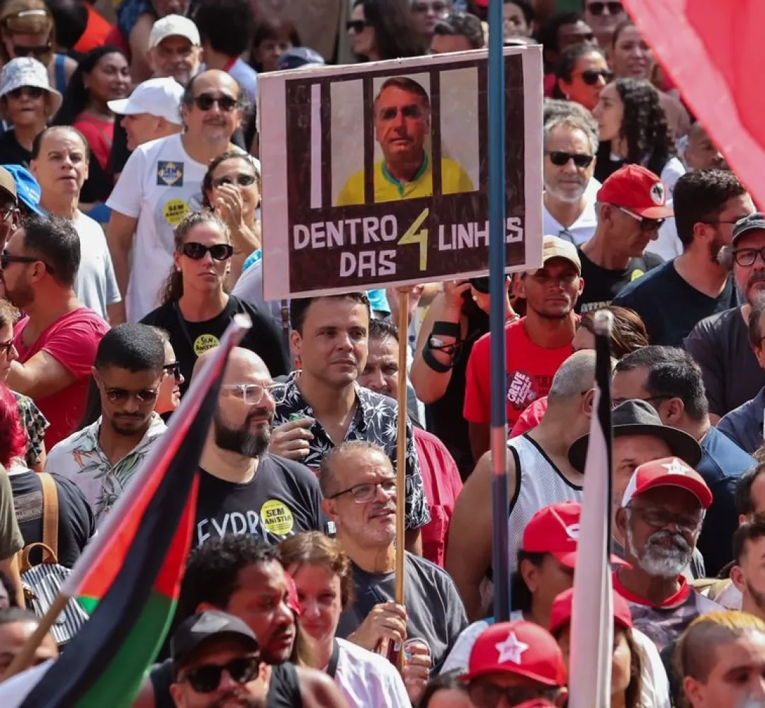 manifestação da esquerda