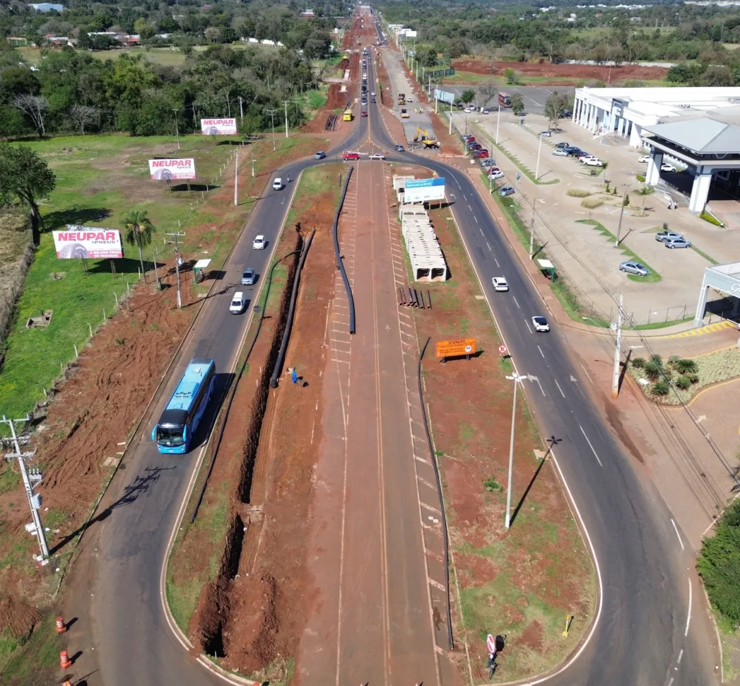 Rodovia das cataratas obras