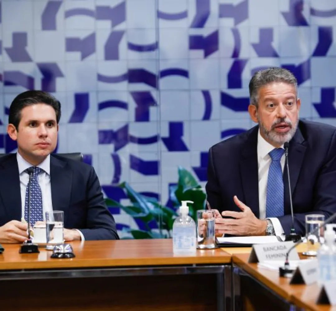 Arthur Lira e Hugo Motta