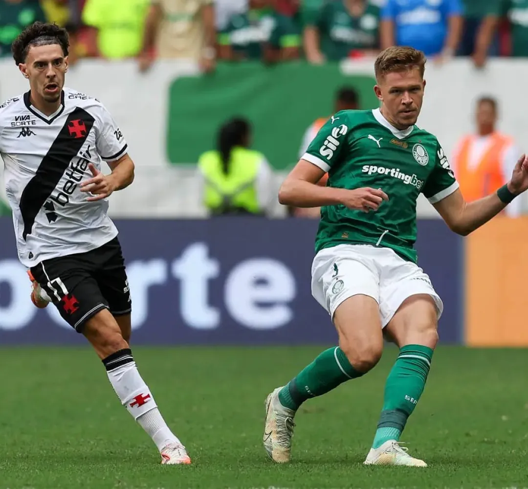 O Palmeiras recebe o Vasco nesta quarta