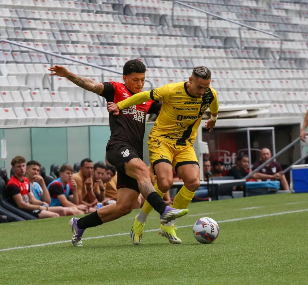 O Cascavel perdeu para o Athletico
