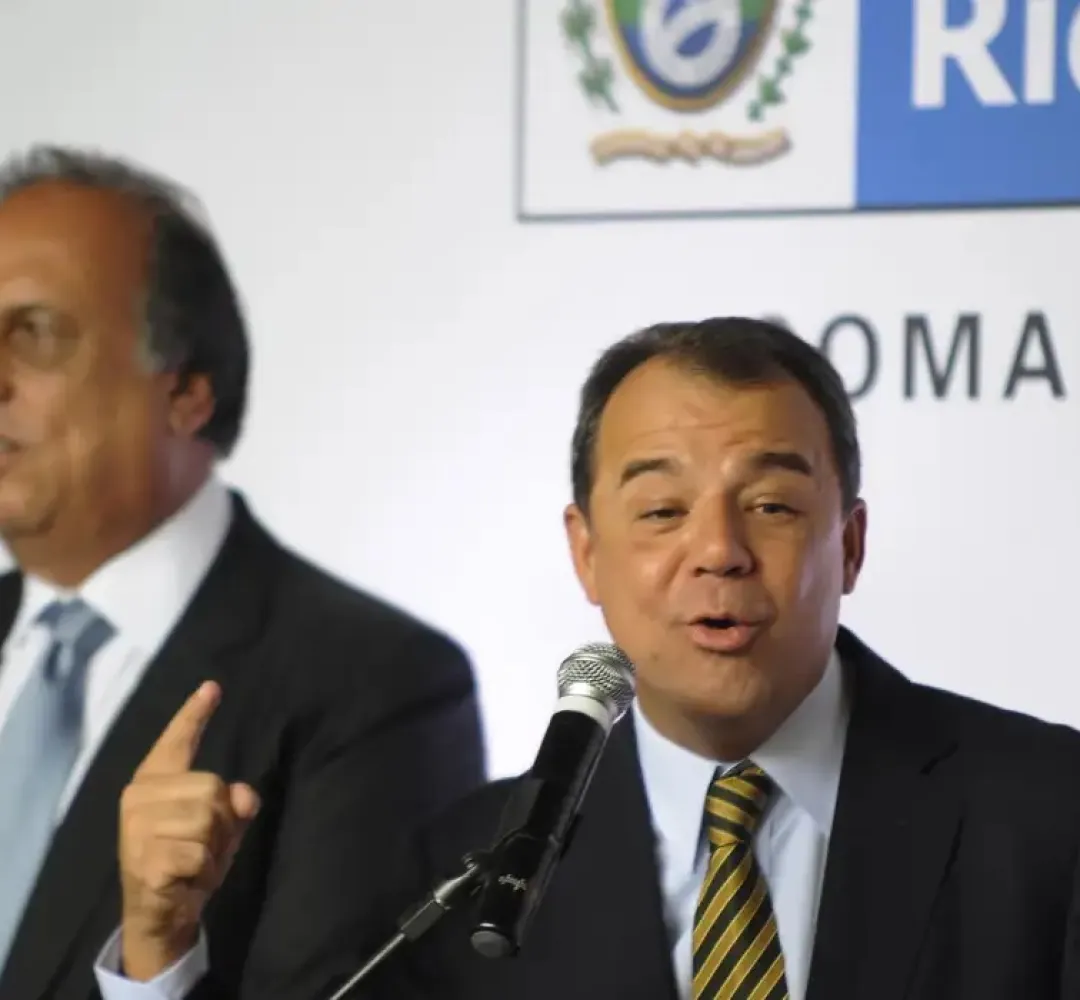 Pezão e Sergio Cabral