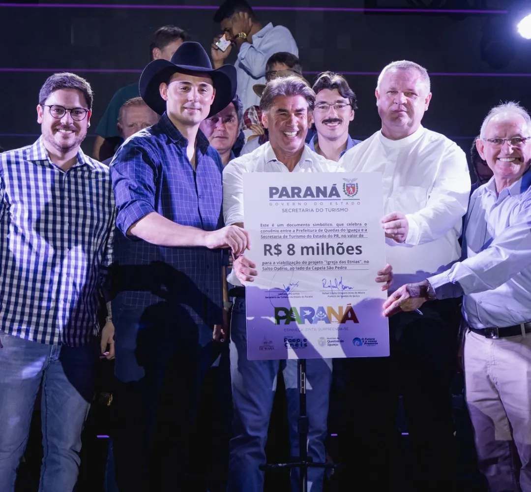 Quedas do Iguaçu firma convênio de R$ 8  mi