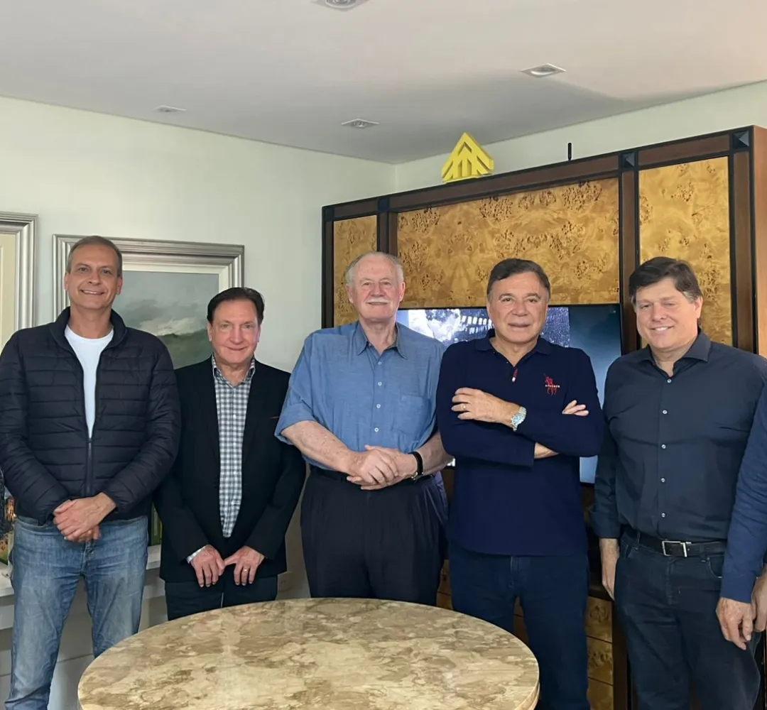 Alvado Dias com membros do MDB