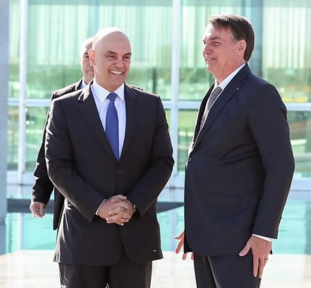 Bolsonaro e Moraes