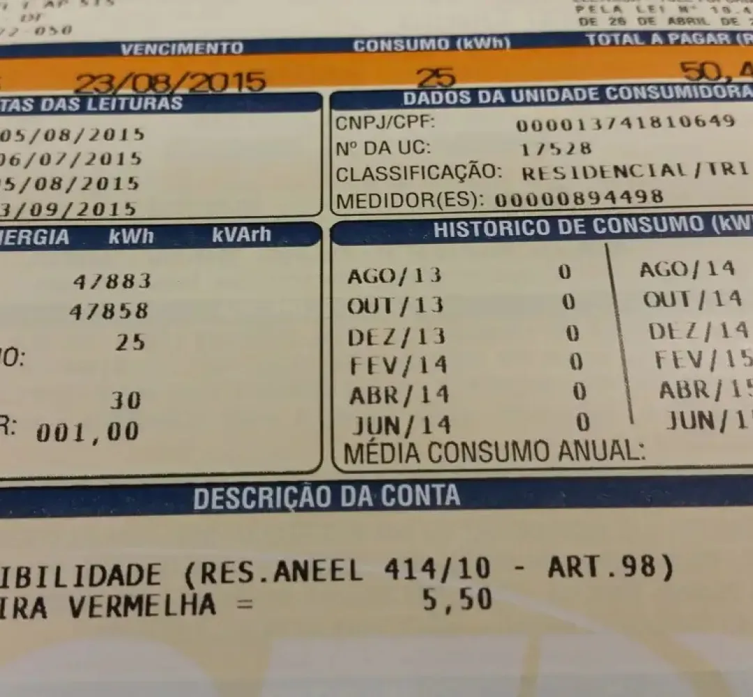 conta de luz