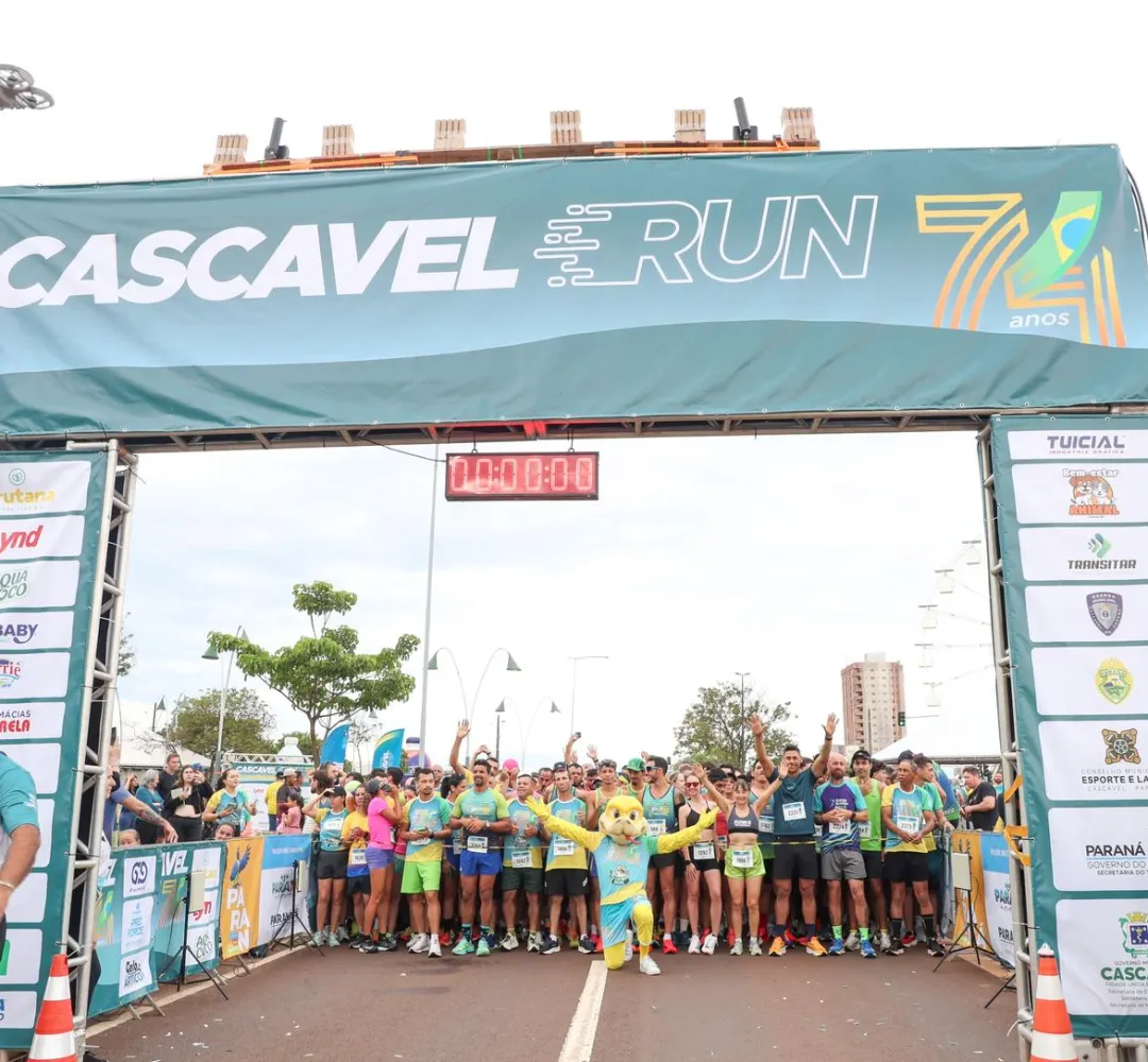 corrida de rua do 74 anos de Cascavel