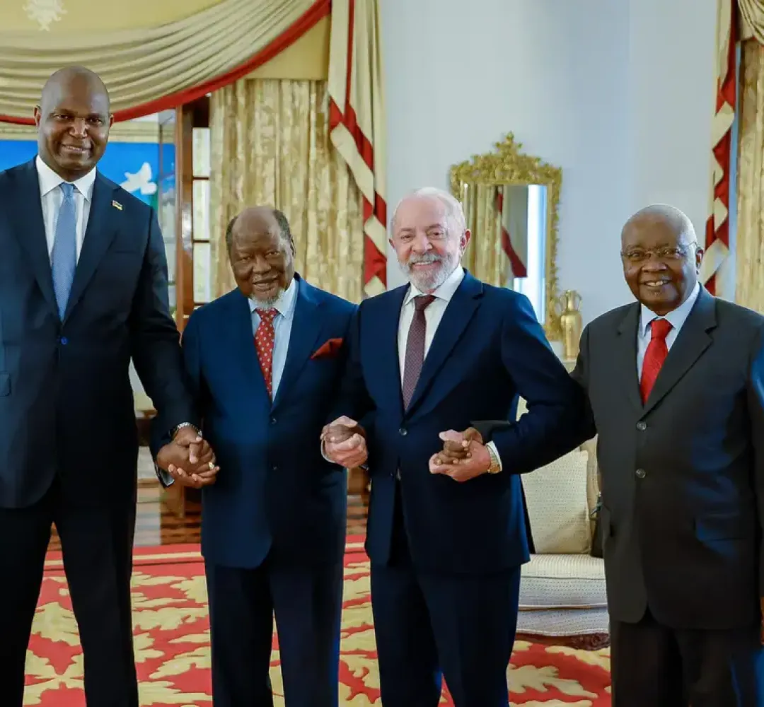 Lula em Moçambique