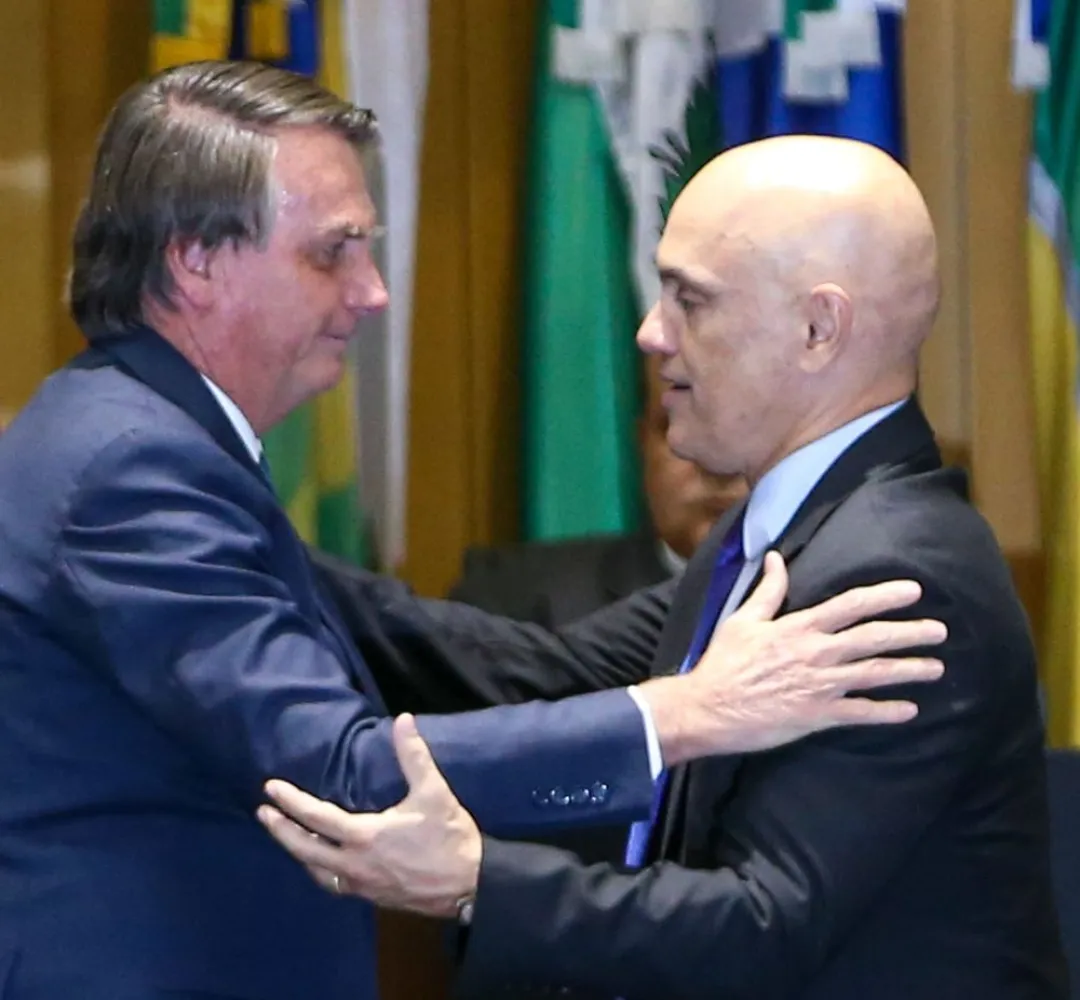 Bolsonaro e Moraes