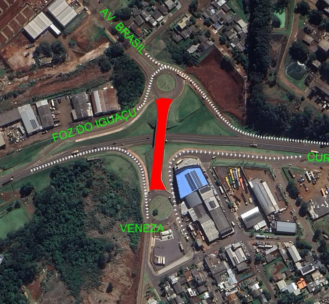 Interdição entorno do viaduto Olindo Periolo