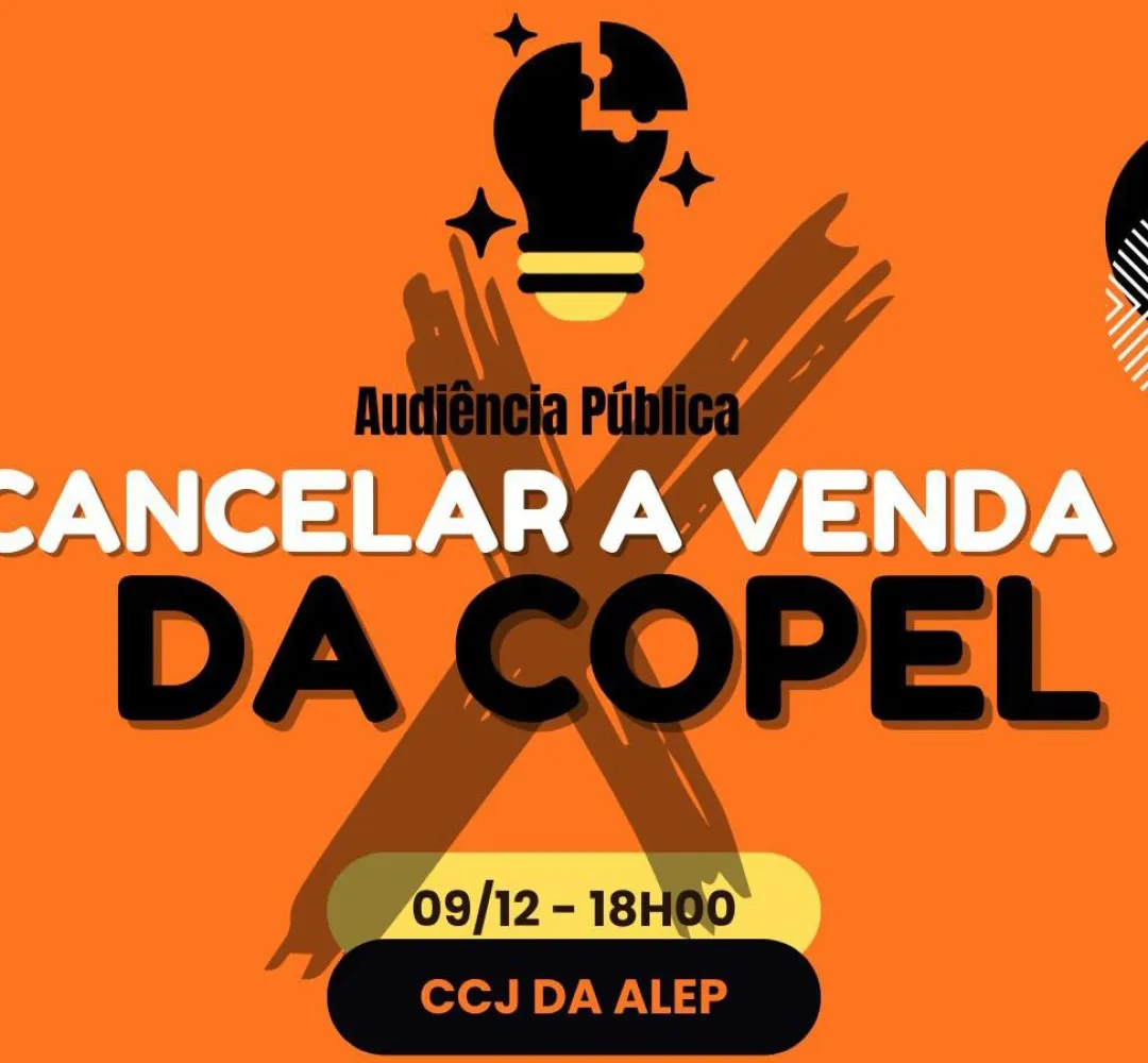 Abaixo assinado contra venda da Copel