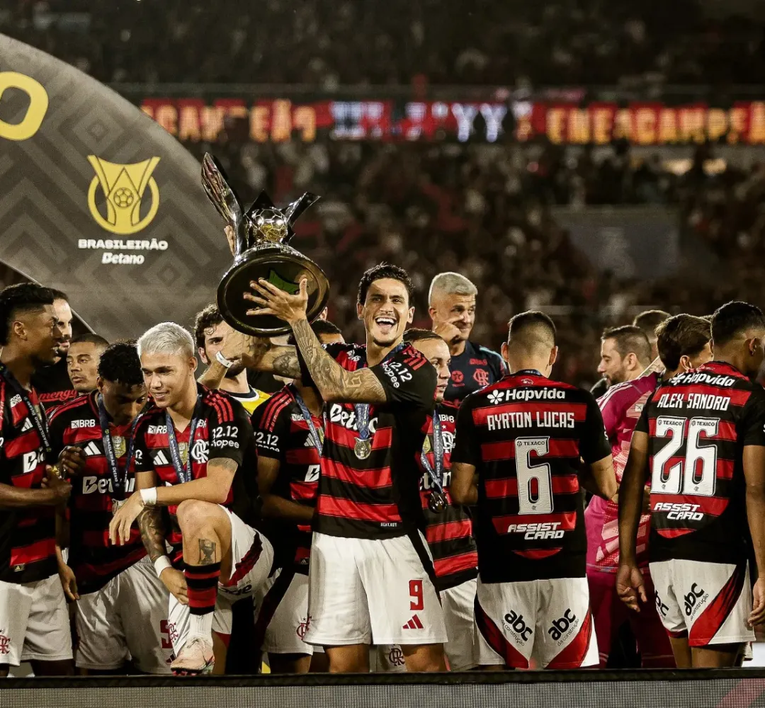 O Flamengo foi campeão brasileiro