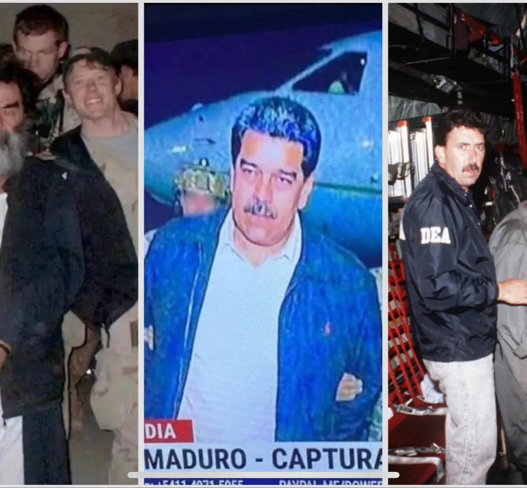 Saddam Hussein, Nicolas Maduro e Manuel Noriega