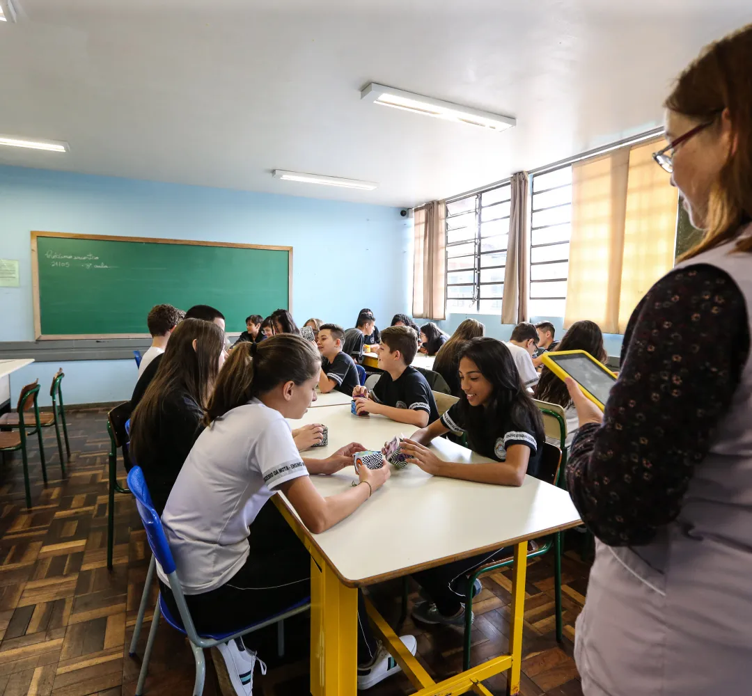 Sala de aula rede estadual