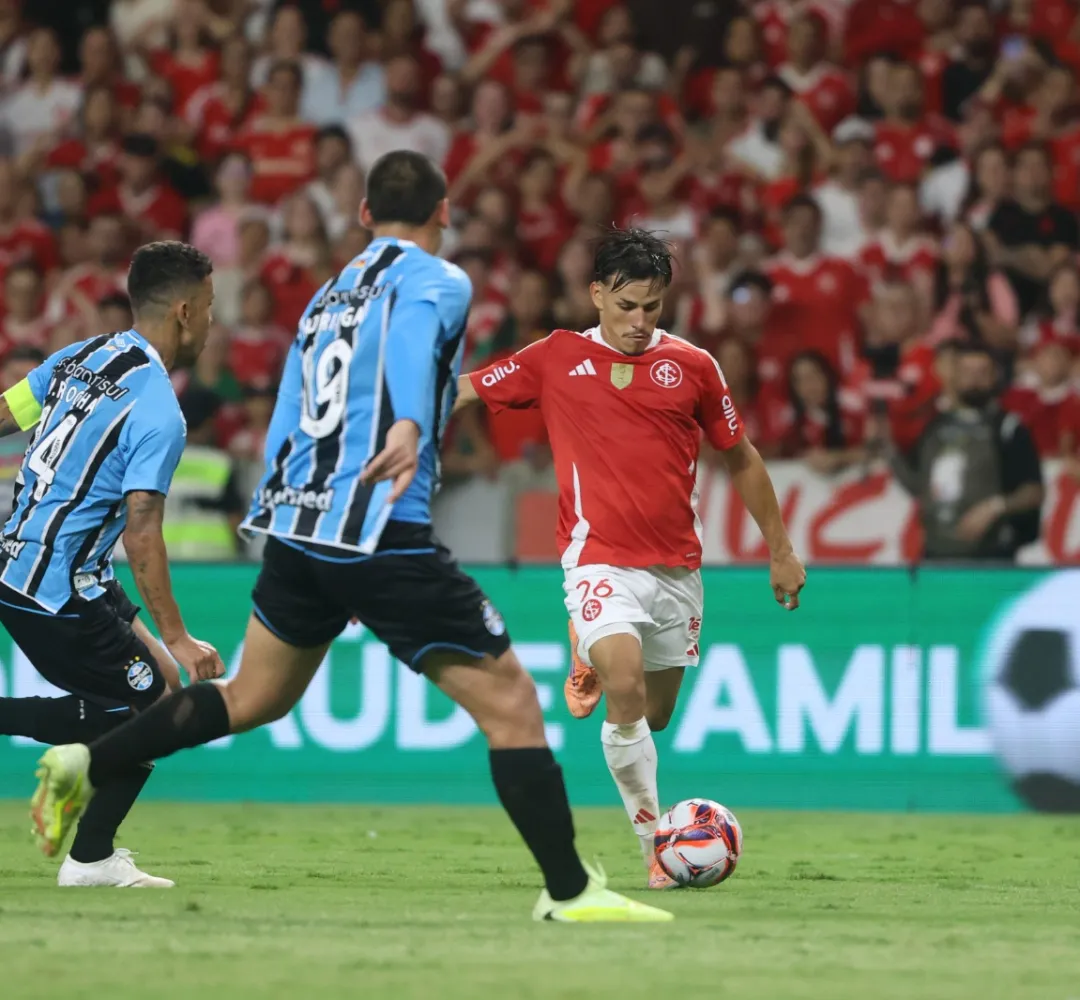 Inter e Grëmio se enfrentaram no domingo passado