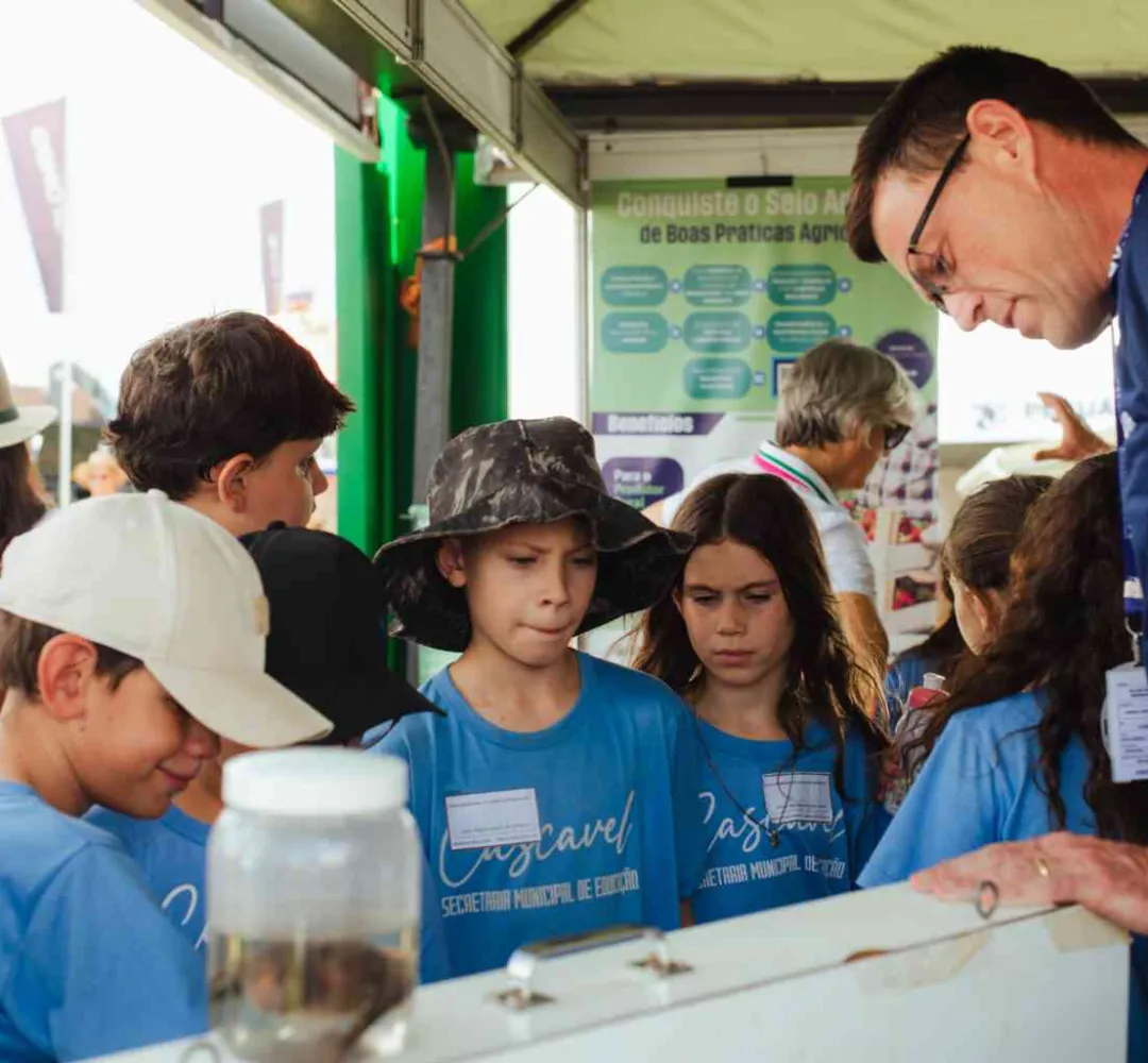 Estudantes prestigiam o Show Rural Coopavel