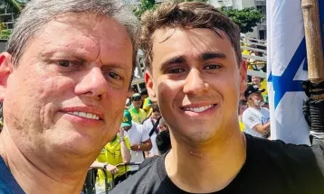 Tarcísio elogia Nikolas após troca de críticas com Eduardo Bolsonaro