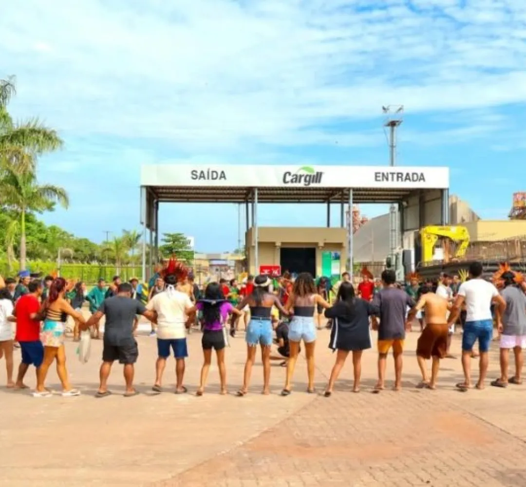 Invasão indígenas na Cargill Pará