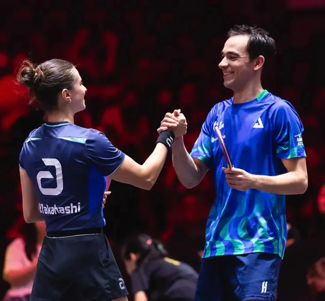 A dupla brasileira campeã mundial
