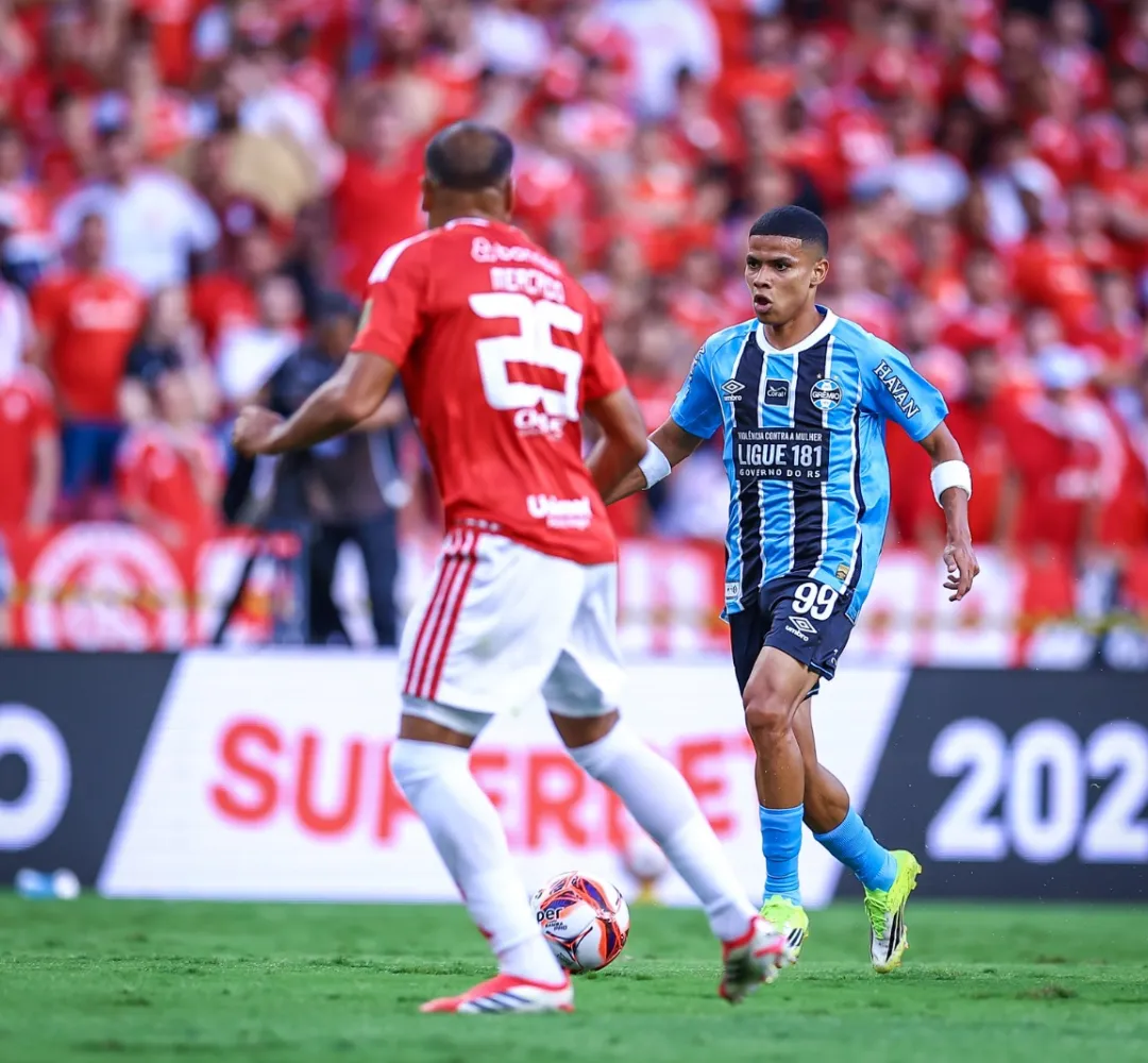 O Grêmio levou a melhor sobre o Inter