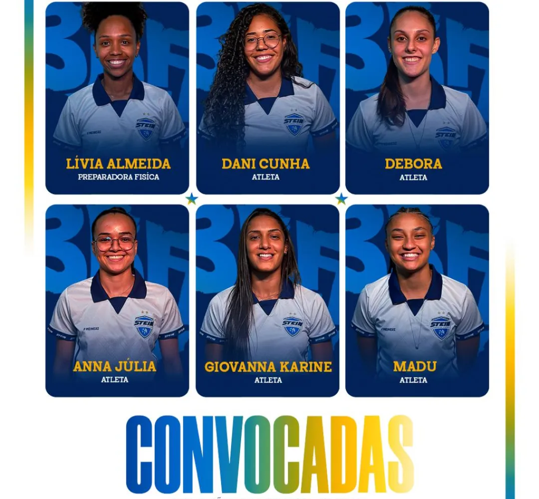 Atletas do Stein na lista da Seleção