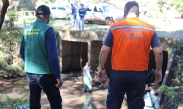 Dia da Água: Ação de limpeza do Rio Boicy ocorre neste sábado