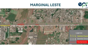 EPR Iguaçu promove mudanças no tráfego e reforça sinalização na Perimetral Leste, em Foz do Iguaçu