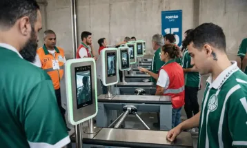 Reconhecimento facial amplia público nos estádios e reforça segurança