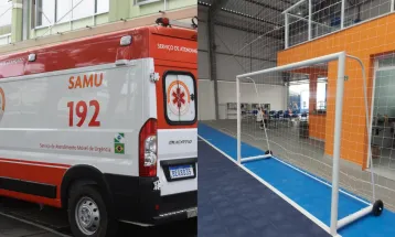 Criança morre em Prudentópolis após ser atingida por trave de futebol em colégio