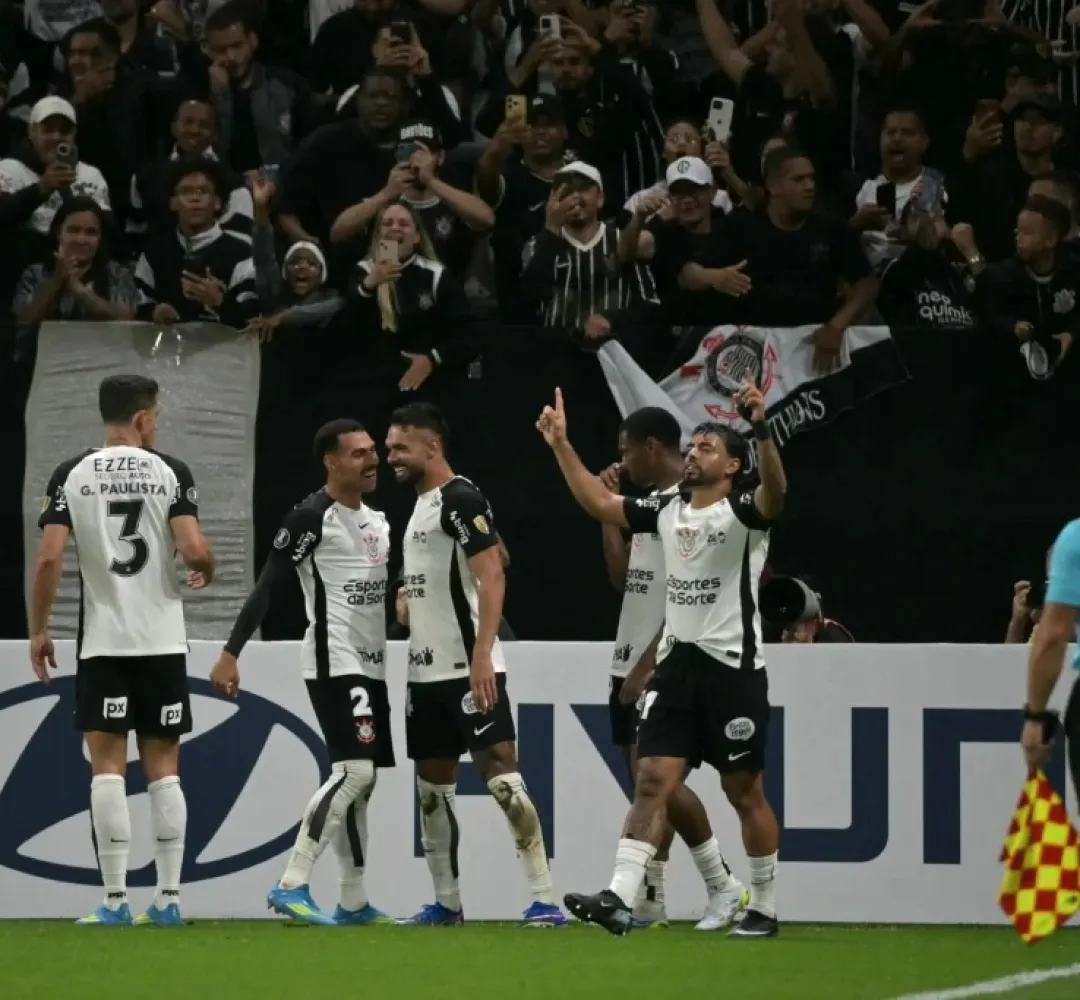O Timão venceu pela Libertadores