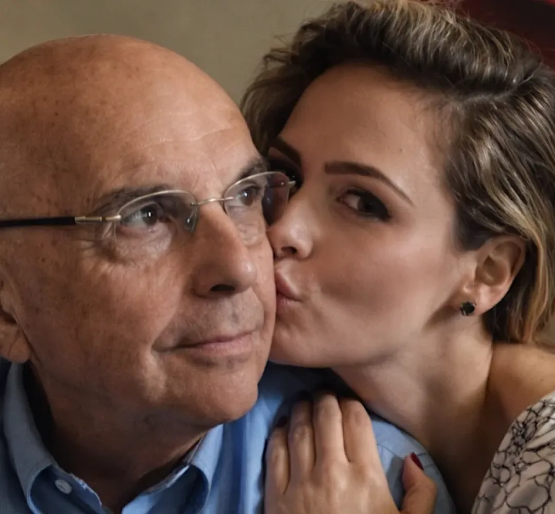 Ana Paula Renault e Pai