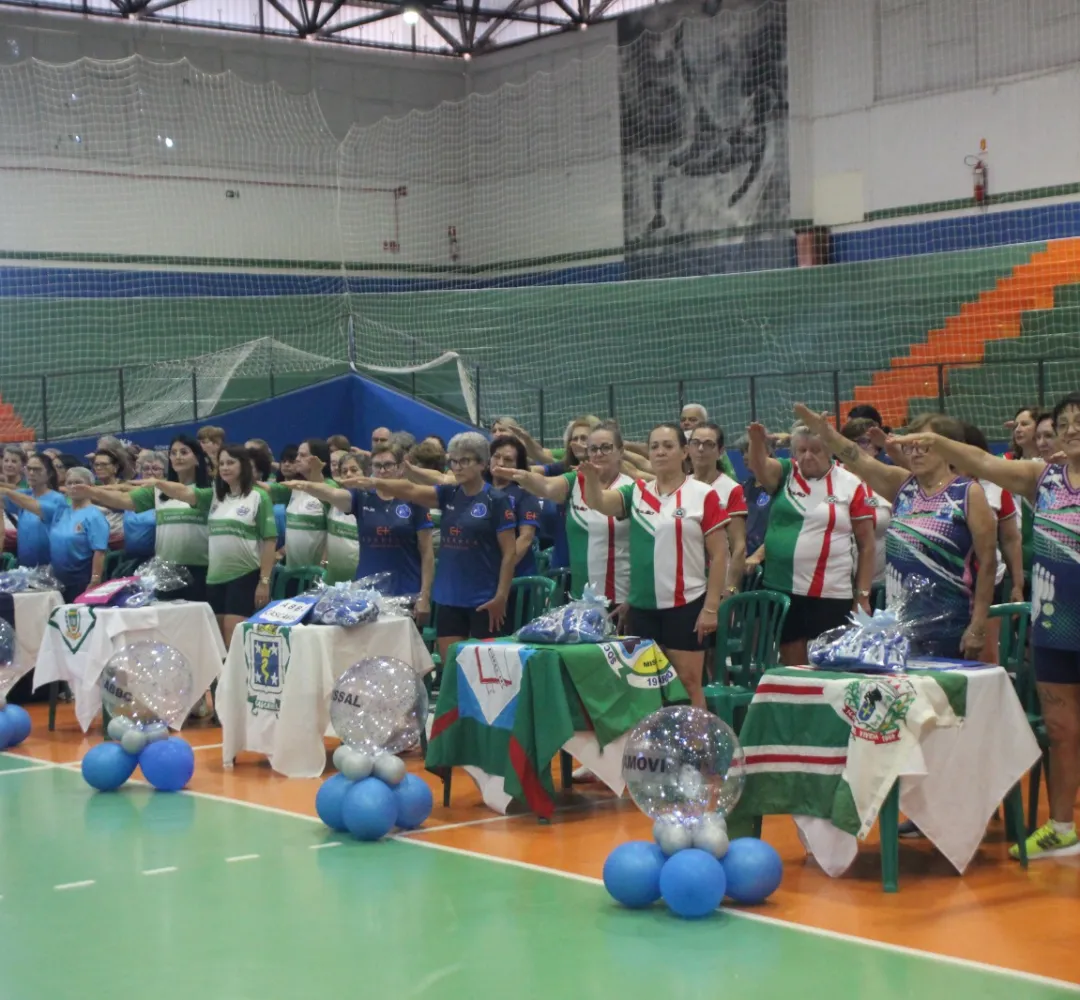 A solenidade de abertura foi no Sérgio Mauro