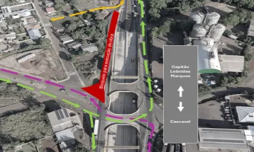 Viaduto de Santa Lúcia é liberado e melhora fluxo na BR-163
