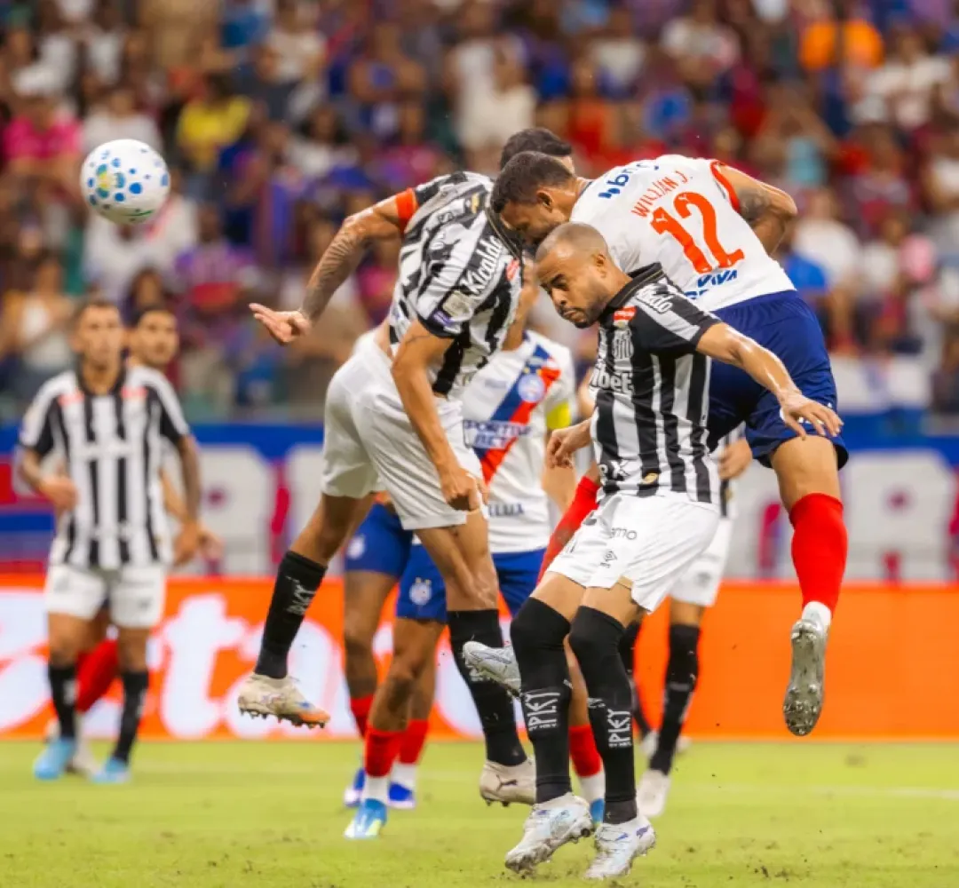 O Santos empatou com o Bahia
