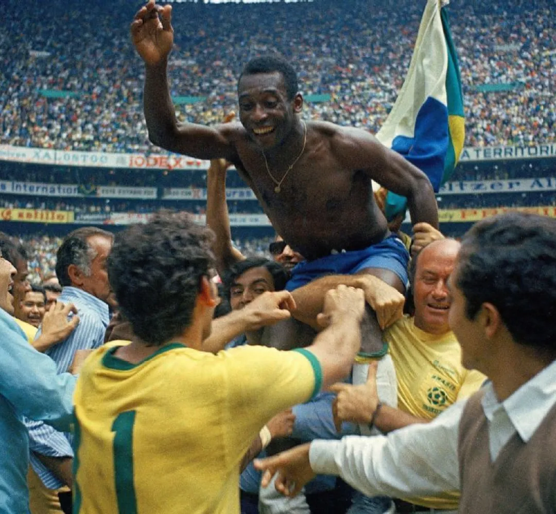 Pelé consumou o seu reinado no México